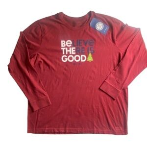 Life is Good Christmas Long Sleeve Tee Shirt